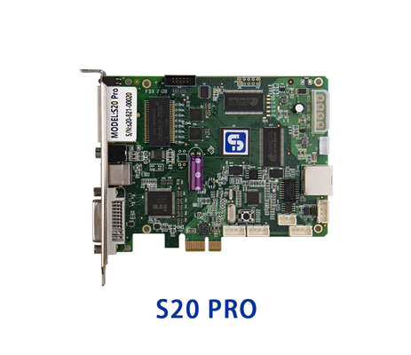 Synchronisation de Sysolution DVI envoyant la carte S20 pro, 1,3 millions de pixels, doubles sorties d&#039;Ethernet